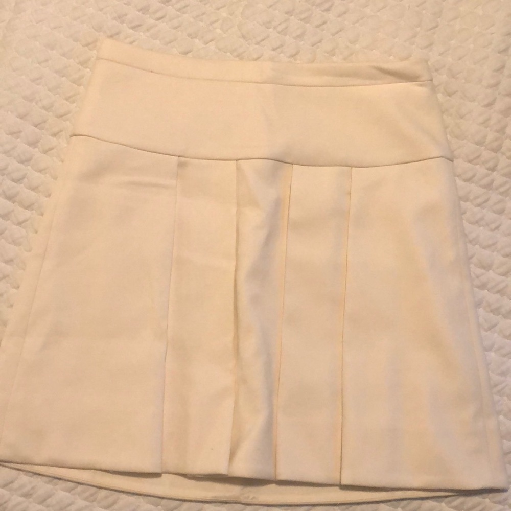 J crew pleated skirt